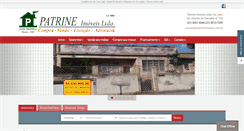 Desktop Screenshot of patrineimoveis.com.br